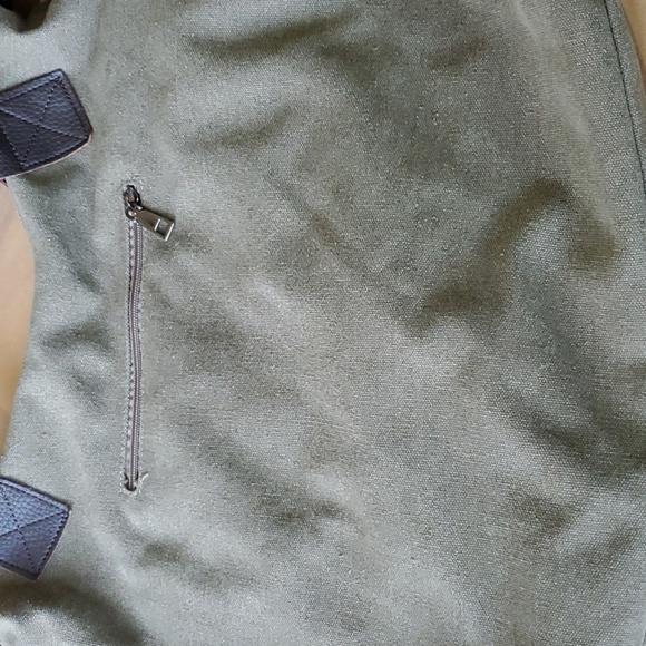 Grace Callie Designs Olive Genova messenger- tote bag 18.5 X 16 front po… - Picture 8 of 12